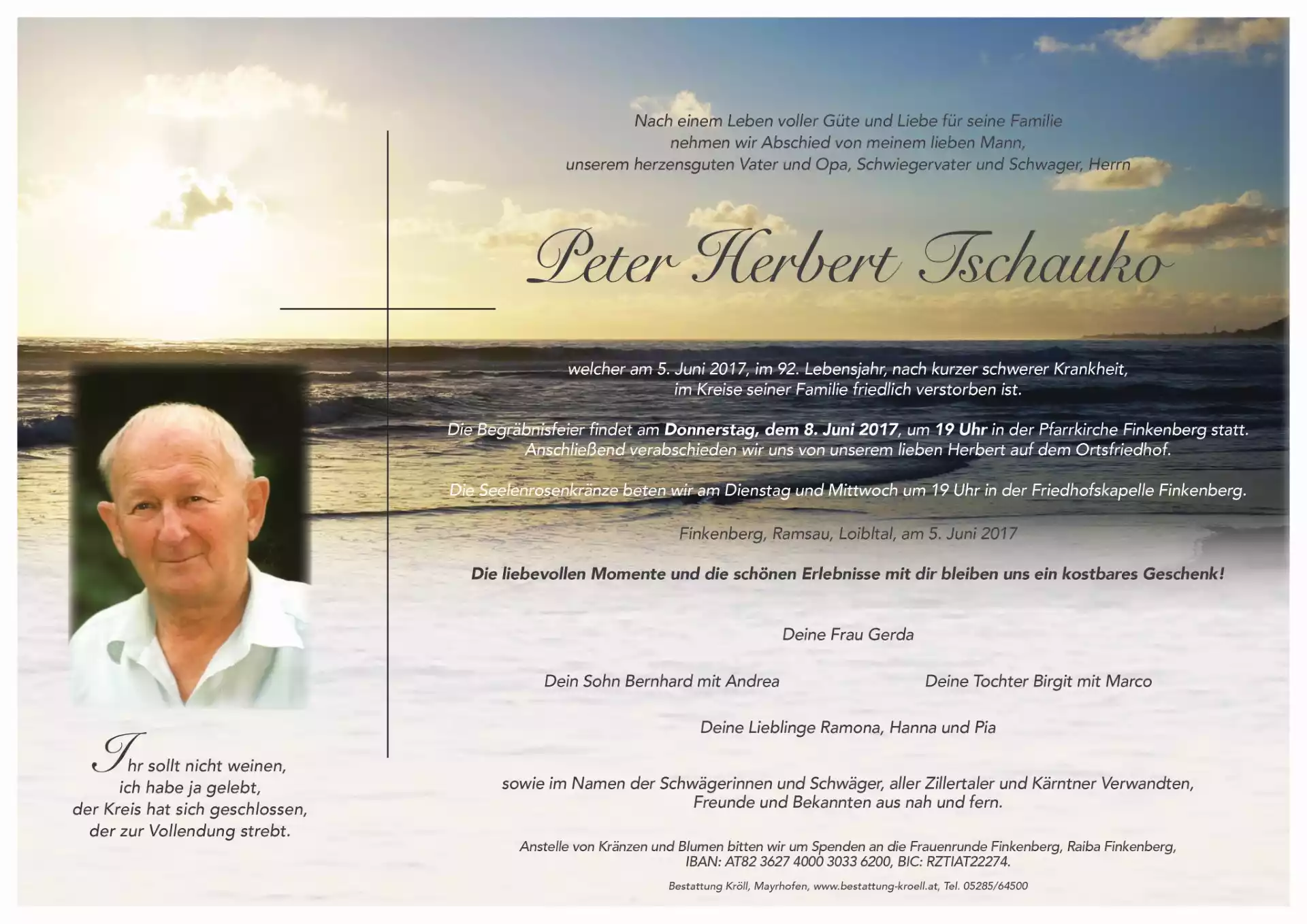 Parte von Peter Herbert Tschauko
